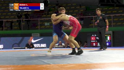 86 kg Cuneyt Budak, TUR vs Gianluca Talamo, ITA