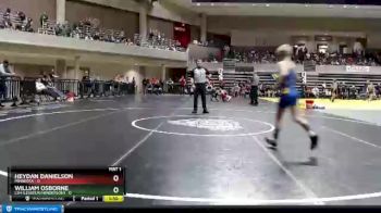 85 lbs Semis (4 Team) - Heydan Danielson, Minneota vs William Osborne, LSH (LeSueur/Henderson)