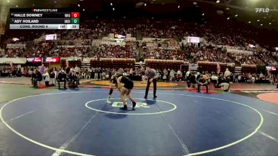 G - 115 lbs Cons. Round 4 - Ady Hoiland, Anaconda Girls vs Halle Downey, Whitehall/Harrison Girls