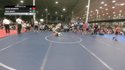 56 lbs Round 1 - Troy Scott, East Carolina Elite vs Lucas Shumate, Tri State Hammers
