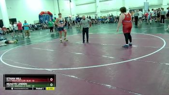 285 lbs Round 7 (8 Team) - Keagyn Linden, Capitian Nebraska (A Team) vs Ethan Hill, S.E.O. Wrestling Club- Blue