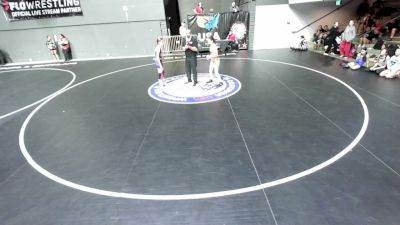 110 lbs Cali Gilliard, KCWA - Kern County Wrestling Association vs Callie Flowers, SAWA - Sacramento Area Wrestling Association
