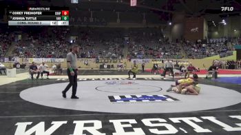 157 lbs Cons. Round 2 - Corey Freihofer, Cooper vs Joshua Tuttle, Fairdale