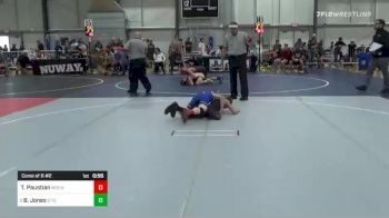 86 lbs Consi Of 8 #2 - Tanner Paustian, Moen Wrestling Academy vs Benjamin Jones, Stieber Elite Wrestling Academy