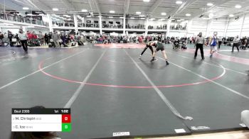 138 lbs 3rd Place - Malcolm Chrispin, Bos Latin Academy vs Cam Ice, Minnechaug