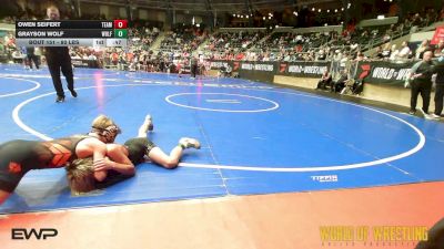 80 lbs Consi Of 4 - Owen Seifert, Team Barracuda vs Grayson Wolf, Wolfpak Wrestling