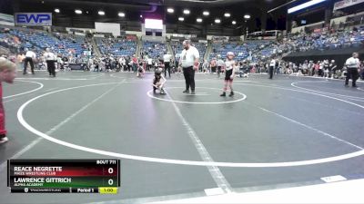 58 lbs Champ. Round 1 - Lawrence Gittrich, Alpha Academy vs Reace Negrette, Maize Wrestling Club