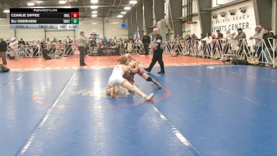 100 lbs Round 2 (10:45am Saturday) - Czarlie Diffee, Oklahoma Elite vs Eli Oberhiem, Team Gotcha