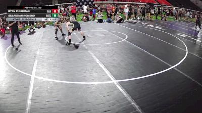 120 lbs Cons. Sub-semis - Sebastian Romero, Oregon vs Ryan Fuhriman, Idaho