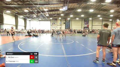 152 lbs Rr Rnd 1 - Lucas McBee, Owen Valley vs Kennedy Thomas, 1000 Islands