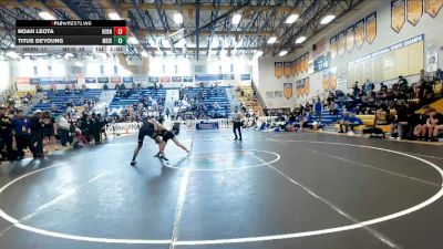 150 lbs Quarterfinals (8 Team) - Noah Leota, Hernando vs Titus Deyoung, Merritt Island