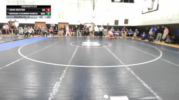 144 lbs Round Of 16 - John Dexter, Norwich Free Academy vs Geovani Cacerer-Garcia, West Haven