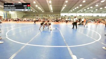 80 lbs Quarterfinal - Vito Naljayan, Mat Assassins Gray vs Benex Velasco, East Carolina Elite