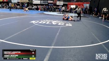 235G Quarterfinal - Honey Rexford, Barrow High School vs Destiny Langston, Nikiski High School