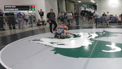 144 lbs Round Of 128 - Mateus Sgai, FL vs Alexander May, NC