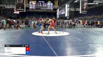 126 lbs Cons 8 #1 - John Sosa, Michigan vs Adam Allard, Iowa