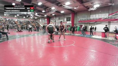 285 lbs 7th Place Match - David Arambula, Buena vs Temuulen Bolor-Erdene, West Torrance