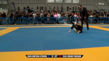 Talya Josiane Pouchain vs Sanya Dimitrova Stoykova 2026 IBJJF European Kids