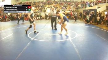 167 lbs Cons. Round 2 - Alexander Dell, Westland vs Mason Collins, WELLSTON
