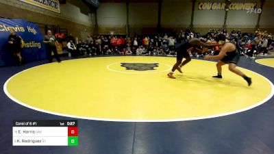 218 lbs Consi Of 8 #1 - Eric Harris, Oak Park River Forest (IL) vs Kevin Rodriguez, St. John Bosco