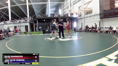 148 lbs Round 1 (8 Team) - Rylee Dearwester, Ohio vs Jade Chloe Johnson, Indiana