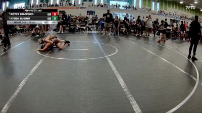 76-80 lbs Cons. Semi - Ayden Rubino, Barracuda vs Royce Stafford, Barracuda