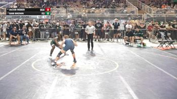 150 1A Champ. Round 1 - Sam Brown, Pine Crest vs Jacob Reber, Mckeel Academy