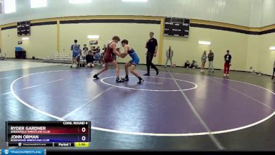 120 lbs Cons. Round 4 - Ryder Gardner, Greenfield Wrestling Club vs John Orman, Edgewood Wrestling Club