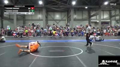 150 lbs Cons. Round 1 - Naseka Evans, Ogden`s Outlaws vs Tucker Vincent, Maize