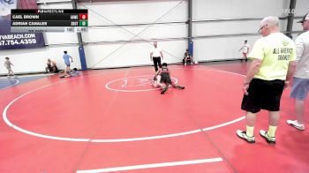 127 lbs Rr Rnd 2 - Cael Brown, All-American Wrestling Club MS vs Adrian Canales, Team Shutt Dethrone