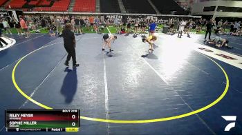 105 lbs Quarterfinal - Sophie Miller, Oregon vs Riley Meyer, Wyoming