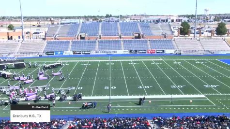 Granbury H.S., TX at 2019 BOA West Texas Regional Championship, pres. by Yamaha