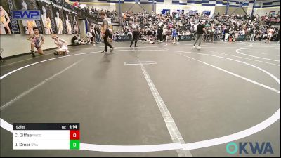 92 lbs Final - Czarlie Diffee, Cowboys vs Jett Greer, Shelton Wrestling Academy