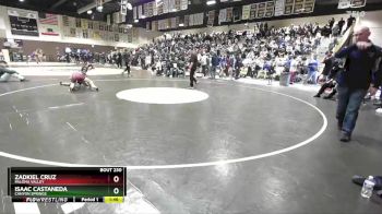 113 lbs Champ. Round 2 - Isaac Castaneda, Canyon Springs vs Zadkiel Cruz, Paloma Valley