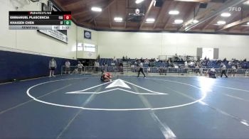 141 lbs Semifinal - Khaisen Chen, San Francisco State University vs Emmanuel Plascencia, Fresno State University