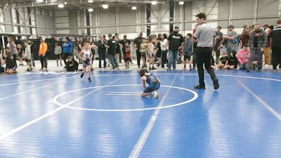 58 lbs Quarters - Caliber Jackson, Idaho vs Hunter Moser, Cruiser Wrestling Club
