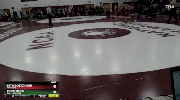 174 lbs 1st Place Match - Seth Goetzinger, Augsburg vs Eddie Simes, UW - La Crosse