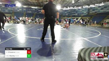 120 lbs Semifinal - Ignacio Villasenor, Cowboy Wrestling Club vs Calan Manley, Cowboy Wrestling Club