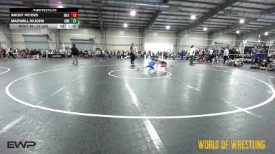 77 lbs Round Of 32 - Brody Peters, Sebolt Wrestling Academy vs Maxwell St.John, Greater Heights Wrestling