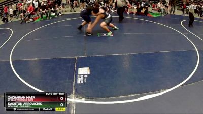 Champ. Round 1 - Zachariah Maea, LV Bear Wrestling Club vs Kashton Arrowchis, Altamont Longhorns