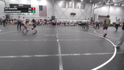 132 lbs Round 2 (4 Team) - Gio Tornambe, GPS Red vs Easton Matthews, Freakztyle Wrecking Crew Blue