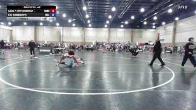 132 lbs Final - Illia Kyryianenko, Youth Impact Center Wrestling Club vs Kai Benedetti, Wellington Wrestling