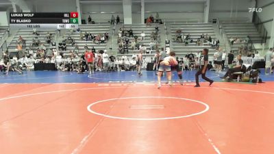 182 lbs Rr Rnd 1 - Lukas Wolf, Hillbilly Hammers - HSB vs Ty Blasko, TDWC Maniacs Grey - HSB