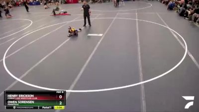 48-51 lbs Cons. Round 2 - Owen Sorensen, Minnesota vs Henry Erickson, Forest Lake Wrestling Club