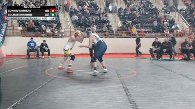 160_B lbs Round Of 32 - Conrad Simmers, Glendale vs Colman Shannon, Southmoreland