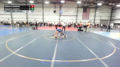 126 lbs Consi Of 32 #2 - Rebecca Mashian, FL vs Makayla Carrick, UT