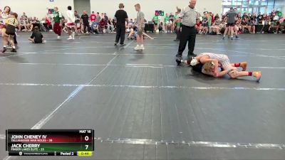 110 lbs Round 3 (6 Team) - John Cheney IV, Tallahassee War Noles vs Jack Cherry, Finger Lakes Elite