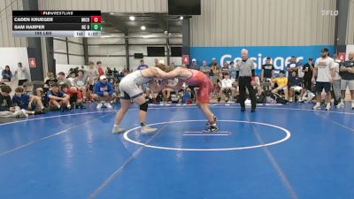 195 lbs Rr Rnd 4 - Caden Krueger, Michigan Premier Blue - BHS vs Sam Harper, NC United - BHS