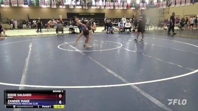 106 lbs Round 2 - Eddie Salgado, Iowa vs Zander Manz, Powerhouse Wrestling Club