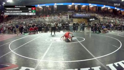 105 lbs Quarterfinal - Rebecca Marin, Doral Academy vs Skyler Randolph, Riverdale